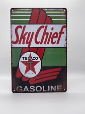 Blechschild Texaco Sky Chief 20x30cm Nostalgie Retro Reklame Vintage Werkstatt
