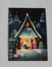 1x Postkarten KRIPPE