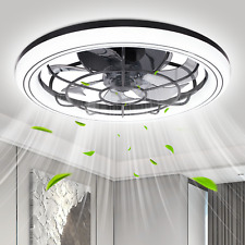 Smart LED Deckenleuchte Fan Deckenventilator Lampe Beleuchtung + Fernbedienung