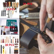 Leder Werkzeug Set Handwerk Schneiden Nähset Schnitzen Stanzen Lederbearbeitung