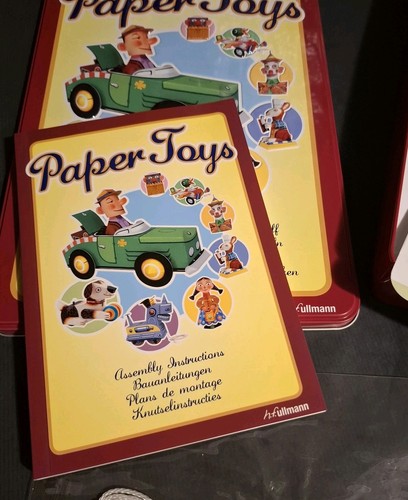 Paper toys set mit - paper, lustigen
