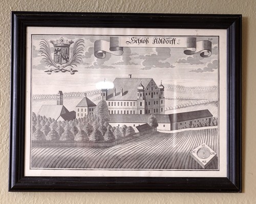 Schönes altes wandbild - altes,
