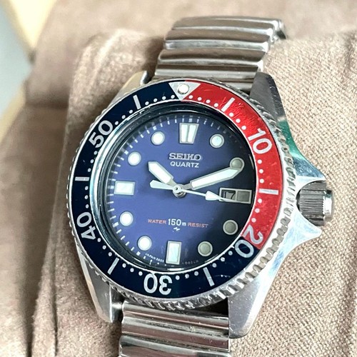 Seiko taucheruhr 150m pepsi - taucheruhr,