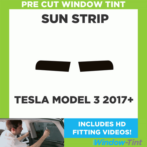 Pre cut getönter sunstrip - getönter,