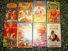 8 x Disney VHS Alice Im