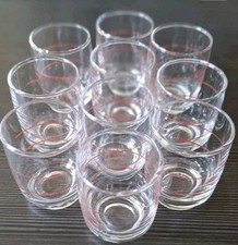 10 x DDR SUPERFEST Schnapsglas Glas 0,02 0,04 Schwepnitz Ceverit Gläser Mitropa 