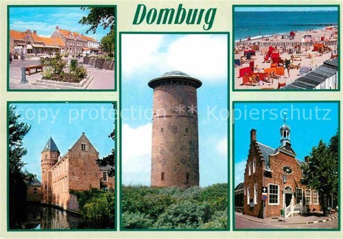 Domburg strand ortspartien - strand,