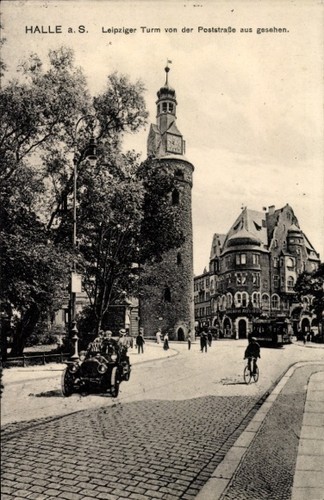 Halle der saale - ak,