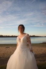 Hochzeitskleid gebraucht Gr.40 Luxus Vanilla Sposa