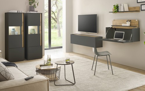 Wohnwand wohnzimmer set mit - set,