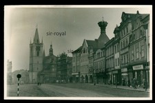 Leitmeritz 1958 marktplatz - leitmeritz,