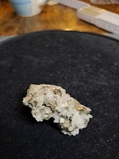 Pyrit im Quarz Peru 29g schöne Kristallstufe Mineralien Sammlung Sammlerstück