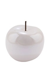 Apfel Deko Keramik Perlmutt