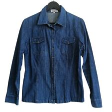 JEANSHEMD MARINEBLAU. ETAM. GR. 38