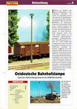 Eine typische ostdeutsche Bahnhofslampe verwirklichen / Bauanleitung