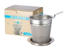 Cha Cult Teefilter / Sieb Edelstahl L 7 cm für Teekannen und Becher