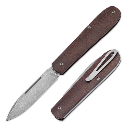 Böker coffin jute - coffin, micarta