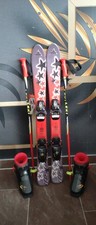 Kinder Ski Set Sugsr Mountain 90cm +Schuhe Gr.29 MP18-18,5 neue Stöcke, Service.