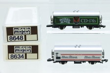 Z Märklin mini-club DB 8634 8648 Bierwagen Dinkelacker Güterwagen DC OVP N108