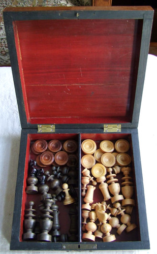Schachspiel antik - schachspiel,