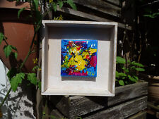 Abstrakte Gemälde leinwandbild Kleinformatig von handgemalt mit Bilderrahmen