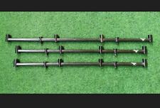 3 Stück - Berkley Buzz Bar 4 Rod Set Carbon Rutenauflagen Rod Pod Karpfenangeln