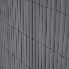 Ribelli PVC Sichtschutzmatte / Sichtschutzzaun, 140 x 400 cm, anthrazit - B-Ware
