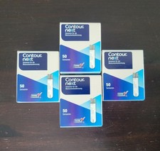  4 x 50 CONTOUR NEXT Blutzucker-Teststreifen (200 Stück) MHD 28-02-2027 NEU 