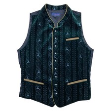 Stockerpoint Weste Grün Samt