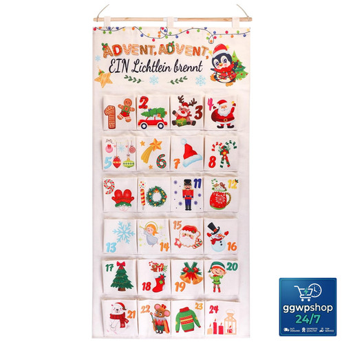 Adventskalender wandkalender - adventskalender,
