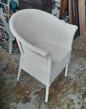 LAMBERT Rattan 2 x Korb-Sessel Lounge Flechtsessel weiß