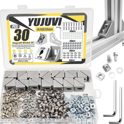 Aluprofil winkel 20x20 set - aluprofil,