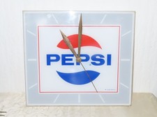 Werbung Werbeuhr " Pepsi" ! Retro! 70er Jahre!