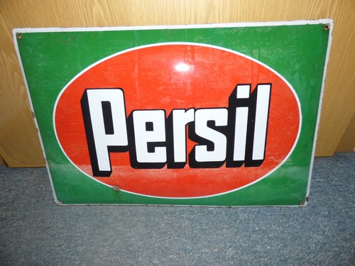 Emailschild persil sehr - sehr, guter