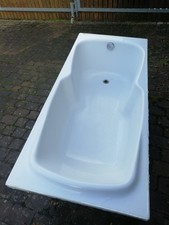 Acryl Badewanne 170x75 cm, mit Ab- und Überlaufgarnitur, gebraucht