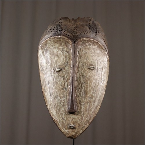 66316 maske lega kongo - lega, afrika