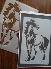 Pferdemotive Schablone-für