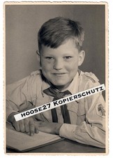 Potrait junger Pionier Bluse Halstuch 1950/60iger Jahre Leipzig AK orig. 6540