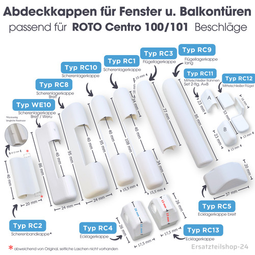 Abdeckkappen passend für - passend,