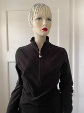 SPORTALM KITZBÜHEL Zip-Fleece, m. schwarzen Pailetten, 2 Seitentaschen, Gr. 38