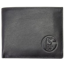 FC Schalke 04 Geldbörse Leder (Geldbeutel) Portemonnaie schwarz 2025/26 NEU !!!