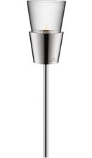 AUERHAHN BONFIRE, Gartenfackel, Öllampe, Design Tine Latein, Weiß