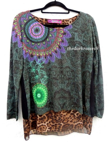 Desigual pullover zweilagig - pullover,