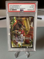 Groudon EX Protoschock Fullart #150 (PRC 150) Primal Clash PSA 6 Pop 1 - 3 Höher