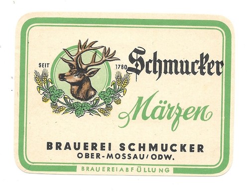Bieretikett brauerei schmucker - bieretikett,