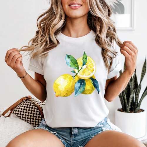 Fresh lemon damen shirt - lemon, t-shirt