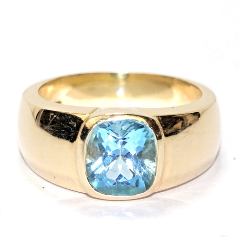 Ring gold topas - topas, 2,6ct.