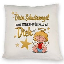 Schutzengel Kissen mit Spruch