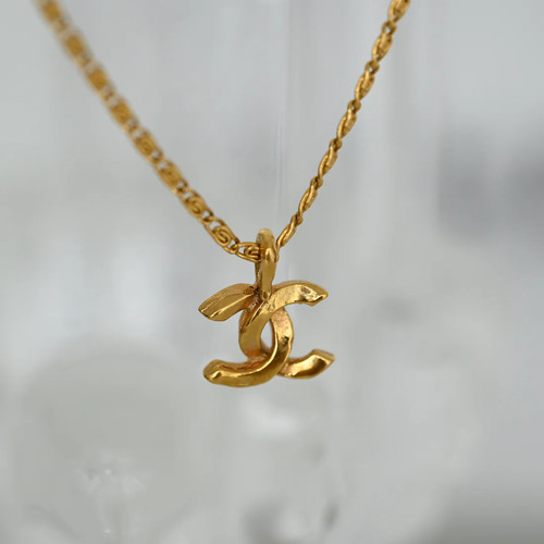 Vintage chanel kette vergoldet - chanel,