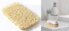 2 Stück Natur Luffa Schwamm Seifenkissen für Seifenschale Seifenablage 3 Farben